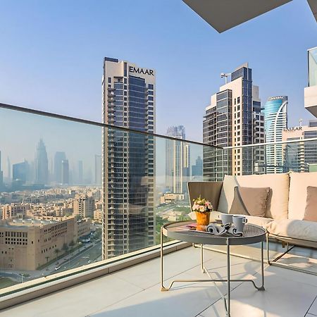 Luxury Studios With Burj Khalifa Or Canal View In Downtown - Marquise Square Tower Dubai Buitenkant foto