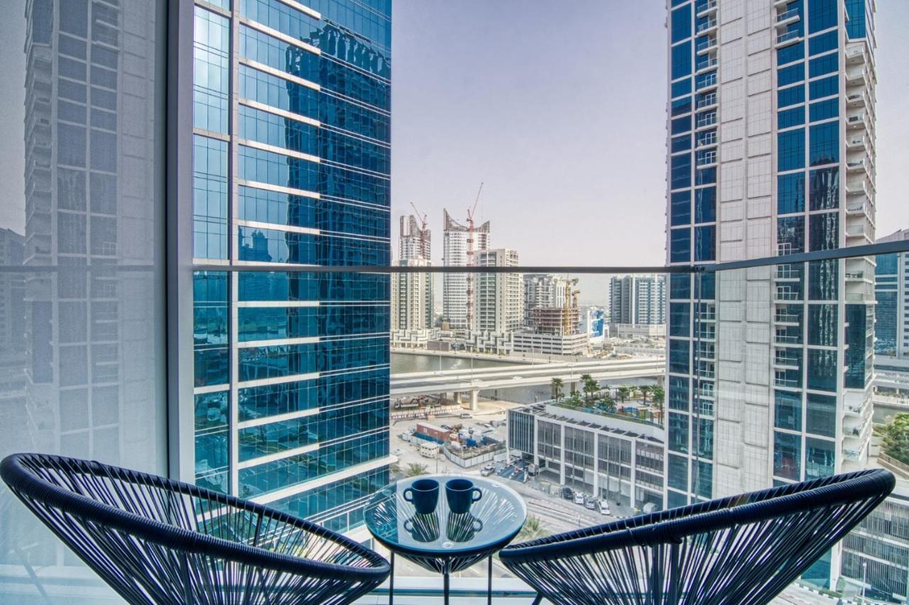 Luxury Studios With Burj Khalifa Or Canal View In Downtown - Marquise Square Tower Dubai Buitenkant foto