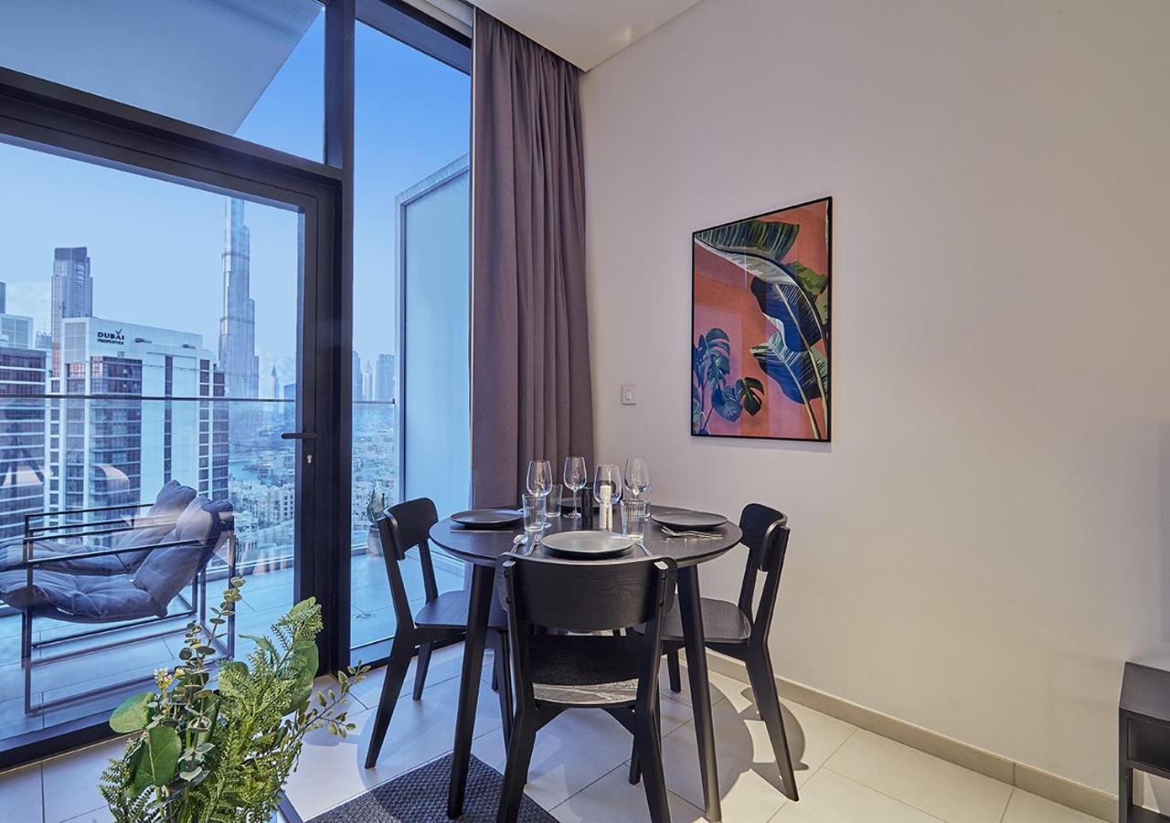 Luxury Studios With Burj Khalifa Or Canal View In Downtown - Marquise Square Tower Dubai Buitenkant foto