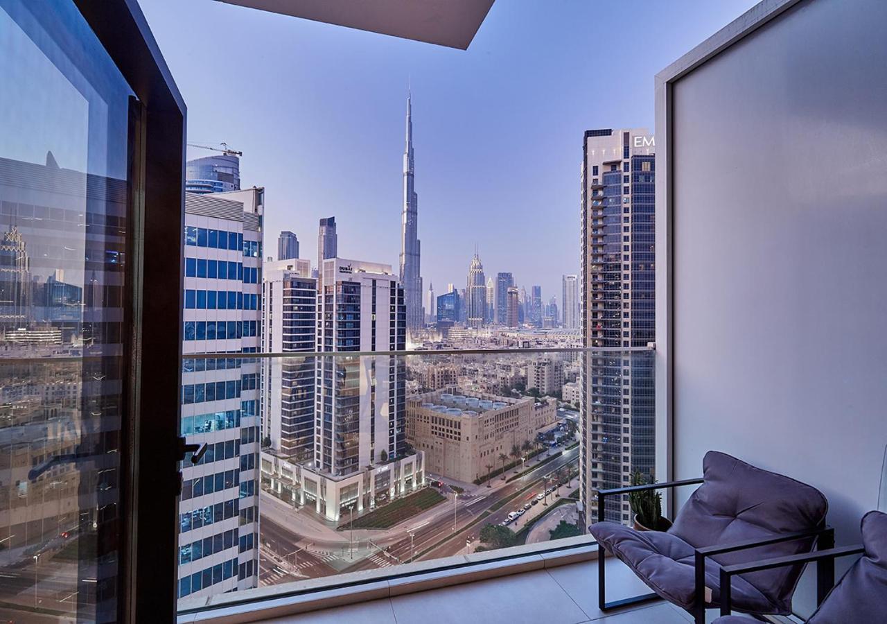 Luxury Studios With Burj Khalifa Or Canal View In Downtown - Marquise Square Tower Dubai Buitenkant foto